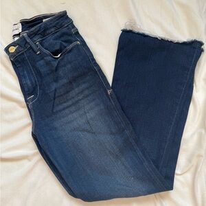 Frame Denim Dark Blue Ankle Jeans